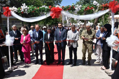 Siverek’te hayat boyu öğrenme haftasında el emeği ürünler sergilendi
