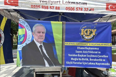 Muğla’da Aziz Yıldırım için lokma döküldü
