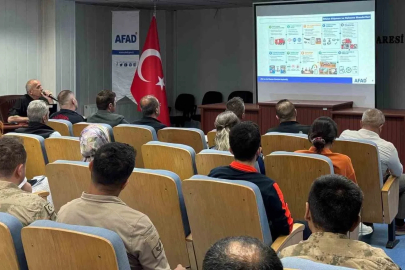 Bayburt’ta orman yangınlarına müdahale eğitimi düzenlendi
