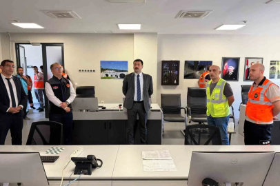 Assos Tüneli’nde trafik kazası tatbikatı

