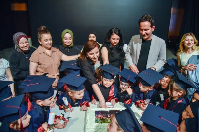OMÜ Gündüz Bakımevi Anaokulu’nda mezuniyet coşkusu
