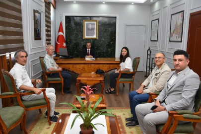 Salihli Kaymakamı Güldoğan, Sardes kazı ekibini ağırladı
