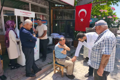 Çemişgezek’te vatandaşlara fiziksel sağlık taraması yapıldı
