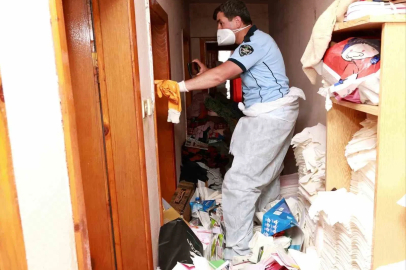 Osmangazi’de çöp ev sorununa anında müdahale
