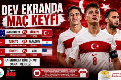Dünya Kupası heyecanı Nevşehir’de dev ekranda yaşanacak
