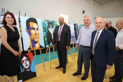 Bafra Fen Lisesi’nde sanat rüzgarı: 106 eser sergilendi
