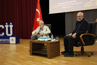 Ağrı’da Prof. Dr. Ökten ve Prof. Dr. Sayar’ın söyleşisine yoğun ilgi
