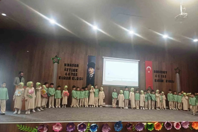 Emet’te 4-6 Yaş Kur’an kursu öğrencilerinden yıl sonu gösterisi
