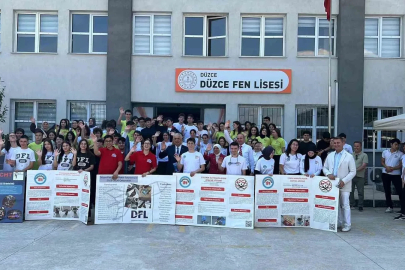 Düzce’de öğrencilerin bilim ve sanat projeleri görücüye çıktı
