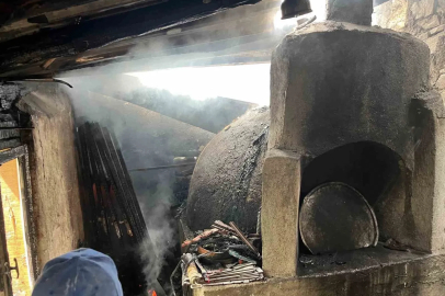 Bilecik’te fırın ve kiler olarak kullanılan alanda yangın
