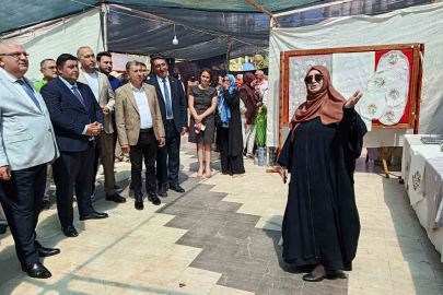 Kumluca’da Halk Eğitim Merkezi Müdürlüğü sergisi törenle açıldı
