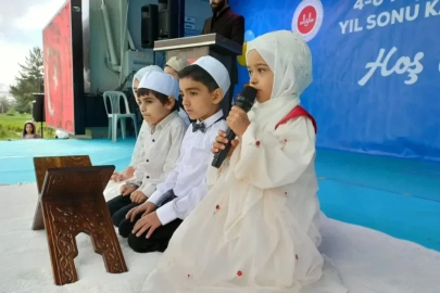 Kur’an kursunda yıl sonu coşkusu
