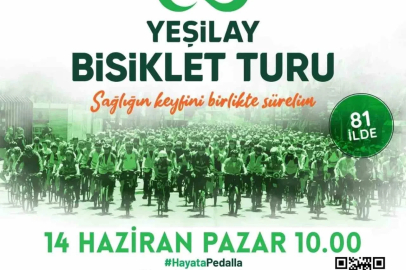 ’13. Geleneksel Yeşilay Bisiklet Turu’ 14 Haziran’da düzenlenecek
