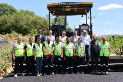 Sinop’ta asfalt sezonu başladı
