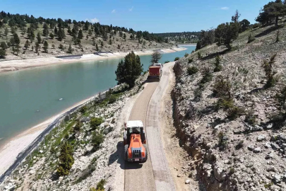 Mersin’de kırsal ulaşımı rahatlatan asfalt çalışması tamamlandı
