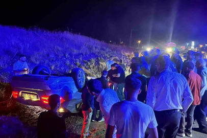 Bingöl’de otomobil takla attı: 1 yaralı
