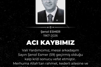 Vali Çiçek’ten Vali Yardımcısı Şenol Esmer’in ölümüyle ilgili açıklama
