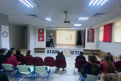 Öğrencilere sağlık eğitimi
