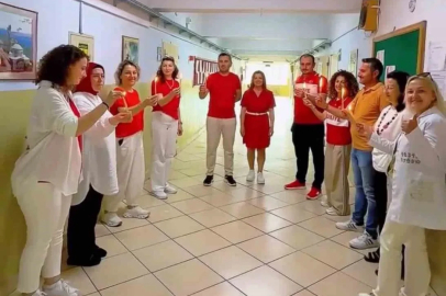 Samsun’da öğretmenlerden A Milli Takım’a klipli destek
