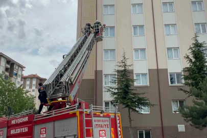Nevşehir’de ocakta unutulan yemek paniğe neden oldu
