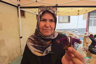 Sanatçı Nuray Taşkıran "Mor Cepken" geleneğini ipek kozalarla geleceğe taşıyor
