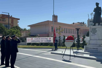 Çanakkale’de Jandarma Teşkilatı’nın 187’nci kuruluş yıl dönümü kutlandı
