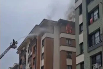 Kahramanmaraş’ta ikamet yangını
