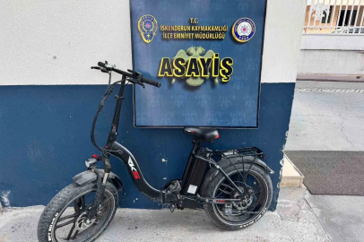 İskenderun’da elektrikli bisiklet çalan hırsızlar yakalandı
