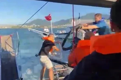 İzmir’de denizde korku dolu anlar: Su alan teknedeki 6 yolcu kurtarıldı
