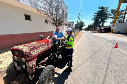 Tarım sezonunun başlamasıyla traktörler denetlendi
