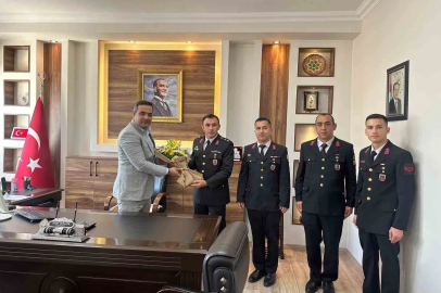 Kaymakam Dalak’tan jandarmaya tebrik ve teşekkür
