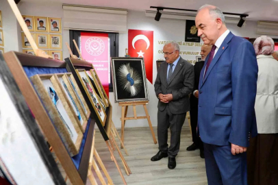 Şehit yakınları ve gazilerden el sanatları sergisi
