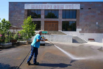 Maltepe’de Muharrem ayı öncesi cemevinde kapsamlı temizlik

