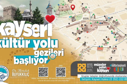 Kayseri kültür yolu gezileri başlıyor
