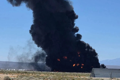 ABD’ye ait B-52 bombardıman uçağı kazasının ardından çekilen yeni görüntüler ortaya çıktı
