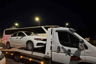 Serik’te korsan taşımacılık yapan 2 araca ceza
