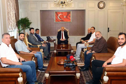 AGAD yönetiminden Vali Abdullah Küçük’e hayırlı olsun ziyareti
