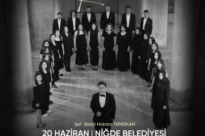 Niğde Belediyesi Çok Sesli Korosu’ndan sanat dolu gece
