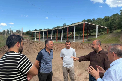Tosya’da güreş sahasını yenileme çalışmaları sürüyor
