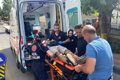 Kamyonetin çarptığı yaya yaralandı
