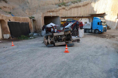 Nevşehir’de devrilen forkliftin altında kalan genç hayatını kaybetti
