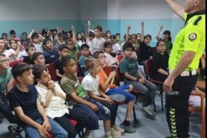 Bingöl’de öğrencilere trafik güvenliği eğitimi
