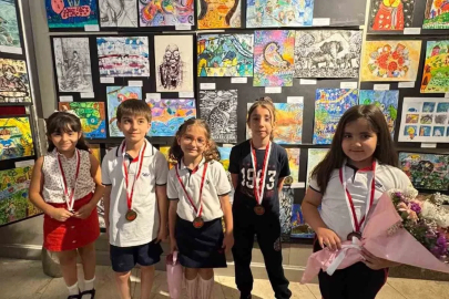 GKV Özel İlkokulu’ndan uluslararası sanat zaferi
