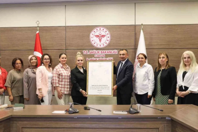 Bafra Sağlıklı Hayat Merkezi "Bebek Dostu" ünvanı aldı
