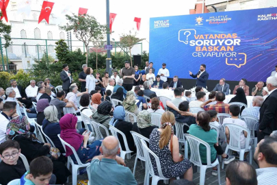 Kağıthane’de vatandaşların söz aldığı programda hizmetler ve yeni projeler masaya yatırıldı
