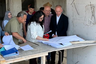 Bayburt’taki şantiyelerde yapı denetimi yapıldı
