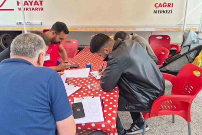 Sarıkamış’ta Kızılay’dan kan bağışı kampanyası
