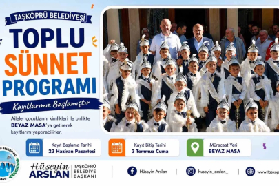 Taşköprü Belediyesi’nin toplu sünnet programı için kayıtlar başlıyor
