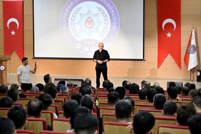 Adıyaman’da emniyet personeline moral ve motivasyon semineri
