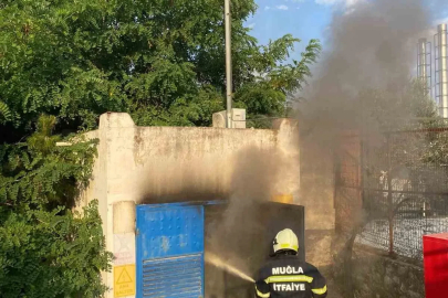 Trafo binasında çıkan yangın söndürüldü
